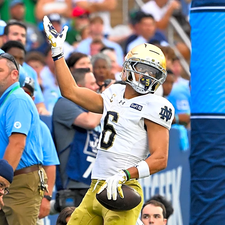 Jordan Faison’s day for ND the best for a receiver in nearly a decade