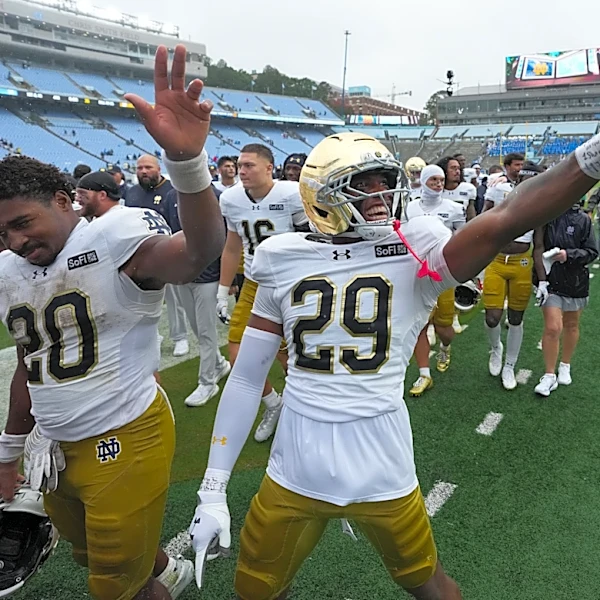 Notre Dame releases depth chart for Stanford in Week 6