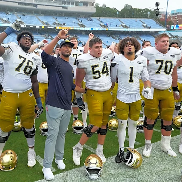 Where does Josh Pate have Notre Dame in his pre-Week 6 poll?