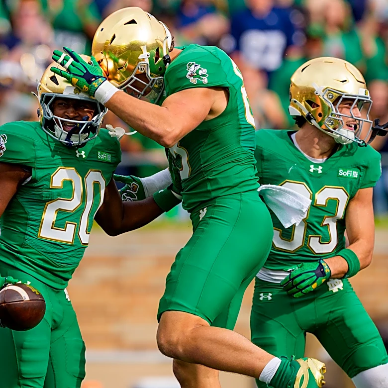 Where did USA TODAY Sports place Notre Dame in this week’s Re-Rank?
