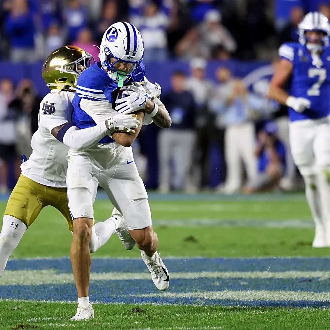 Notre Dame slides in the AP Top 25 after losing to BYU