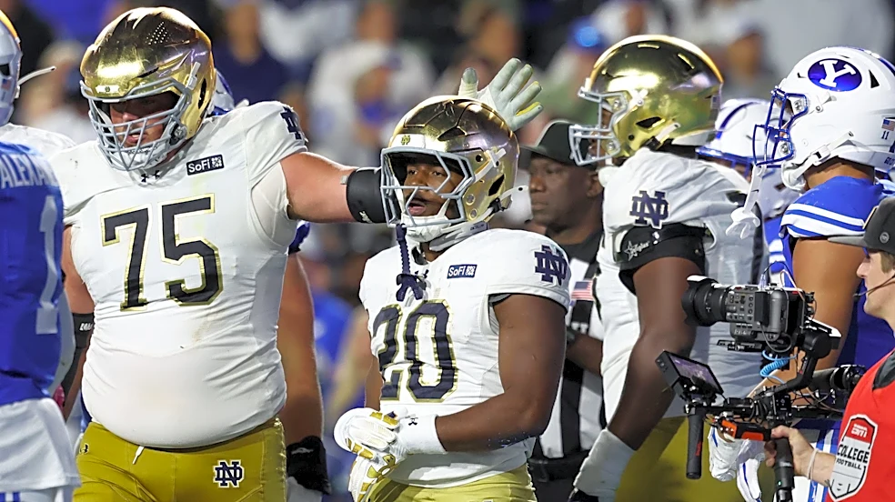 On3 bumps Notre Dame down in CFP bracket projections after Week 7