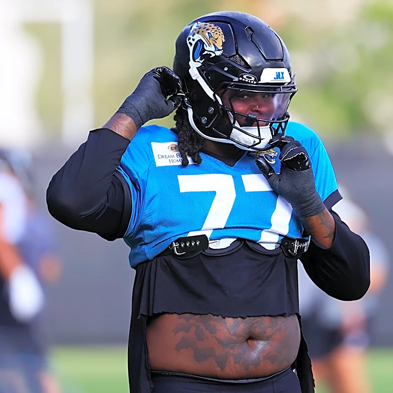 Why moving Anton Harrison to left tackle is smart move for Jaguars