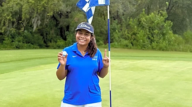 Leela Clark was worried about homework. A hole-in-one got her attention