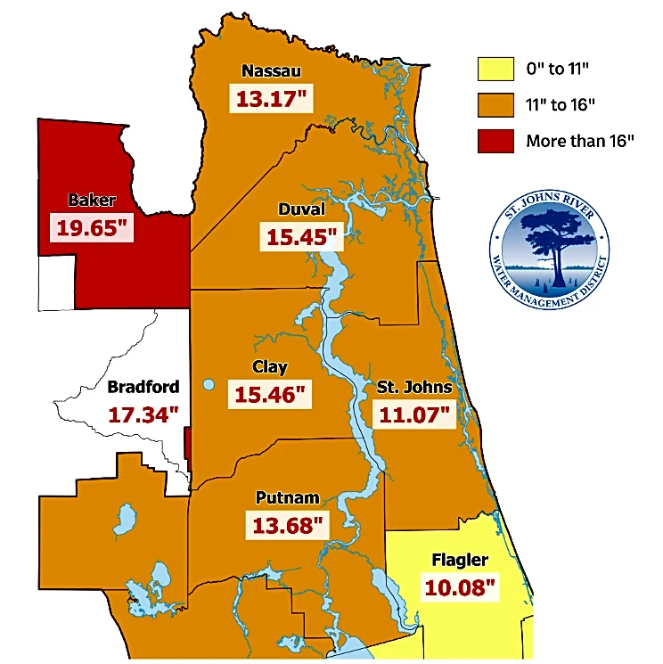 Why Northeast Florida may need 3 feet of rain to recover
