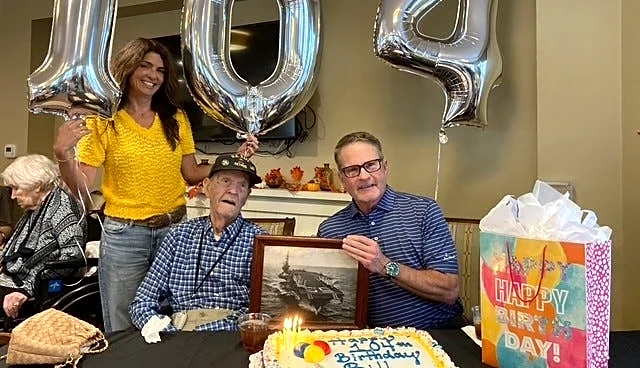 'Trust and Obey': Veteran marks 104th birthday with advice on living