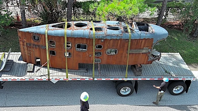 Parts of retired USS Jacksonville arrive in the city it was named for