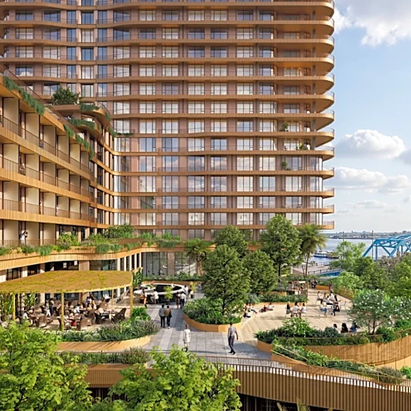 Price for a Riverfront Plaza tower condo would average $3.5 million