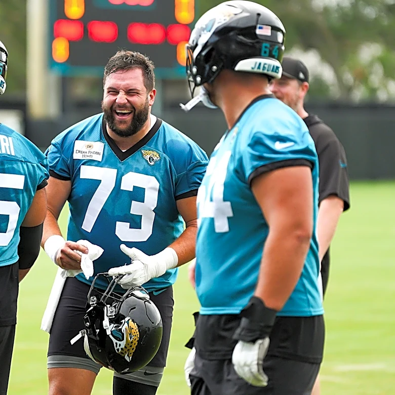 Jaguars injury report: Robert Hainsey limited with elbow injury