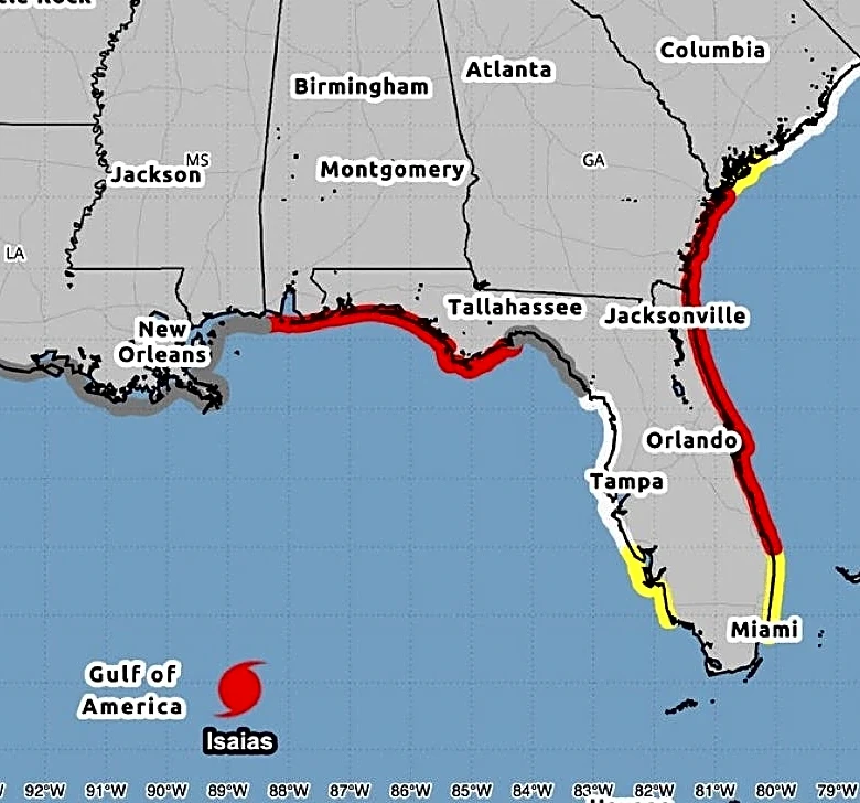 When, where will Hurricane Isaias hit land? See Jacksonville impacts