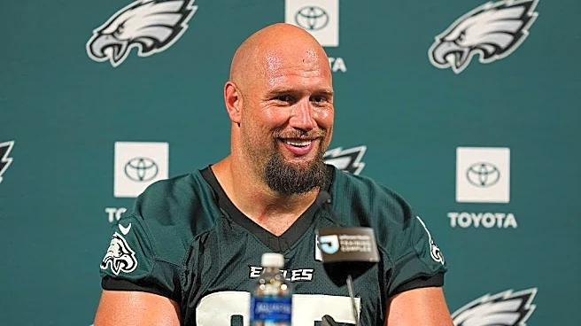 Why has Lane Johnson retired after 14 years with Philadelphia Eagles?