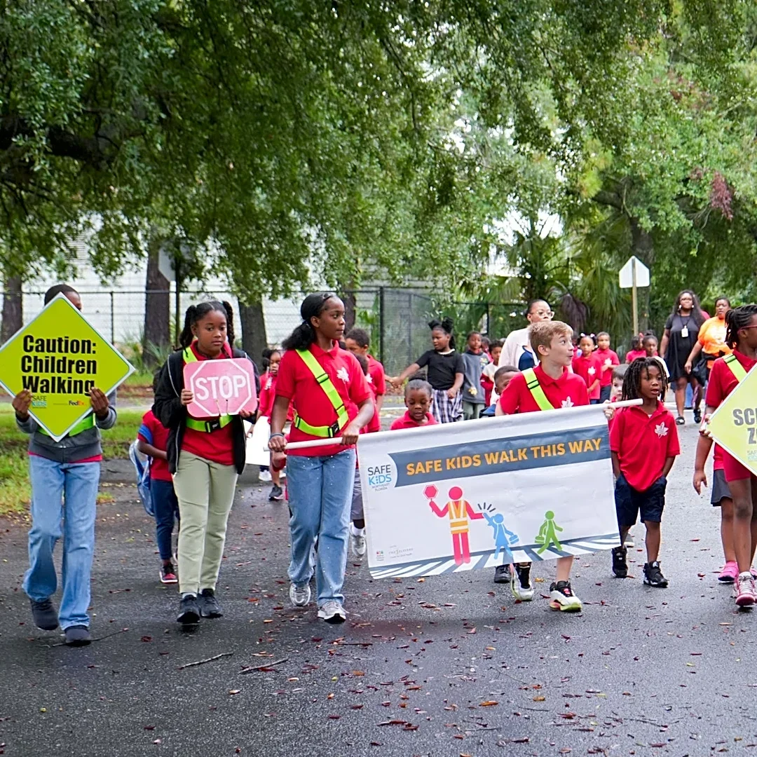 Students walk for safer streets in Jacksonville