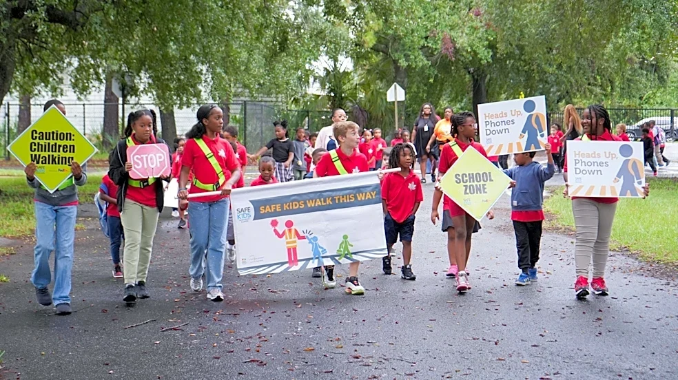 Students walk for safer streets in Jacksonville