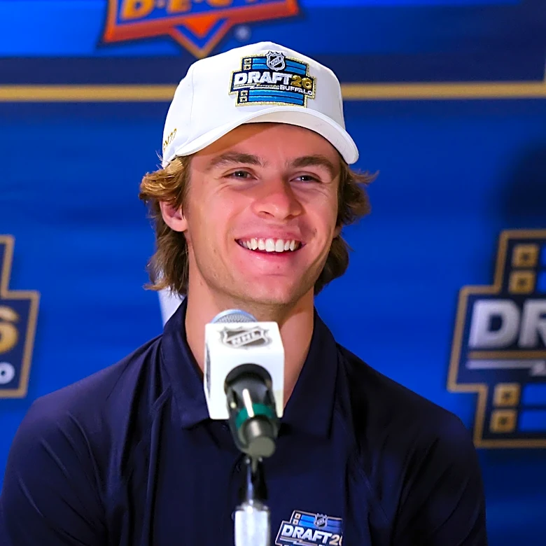 Gavin McKenna’s reaction to his NHL 27 rating should excite Maple Leafs fans