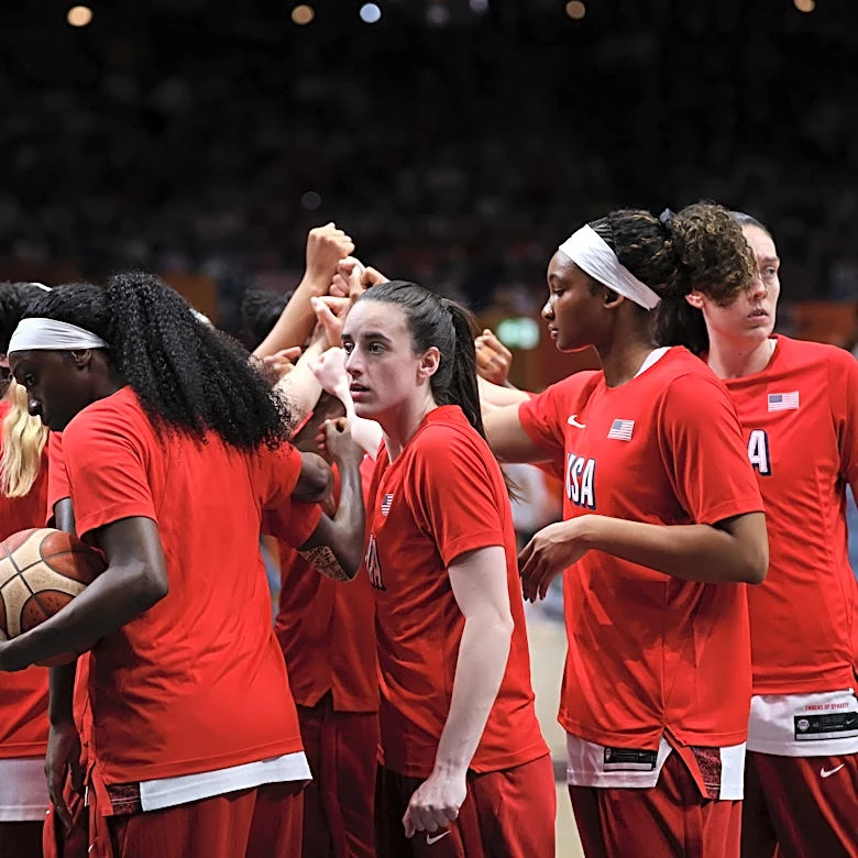 What Caitlin Clark praised Angel Reese for amid FIBA Team USA play