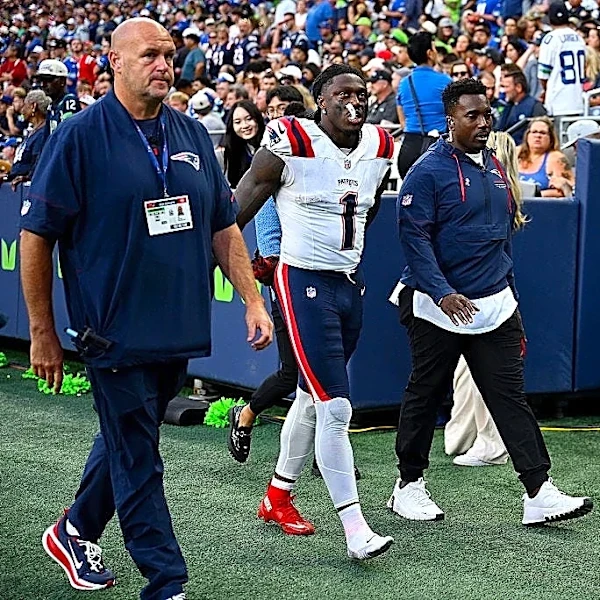 A.J. Brown injury update: Latest on Patriots WR after exiting vs. Seahawks