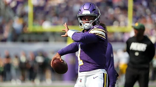 Kyler Murray's first pass as a Viking went about as poorly as it could have