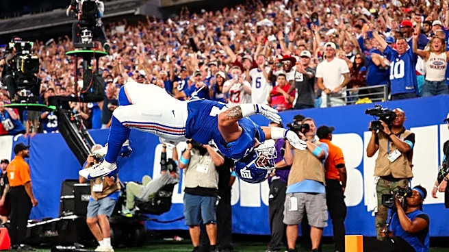 Cam Skattebo brings back much-maligned backflip for Giants’ TD celebration