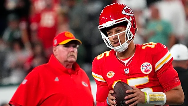 Why Patrick Mahomes hid from Andy Reid at Travis Kelce's wedding