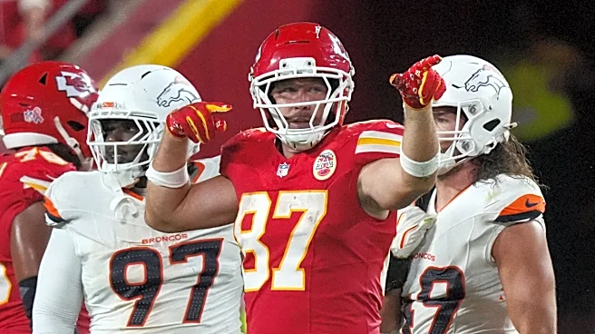 How fast was Travis Kelce running on his 59-yard reception against the Broncos?