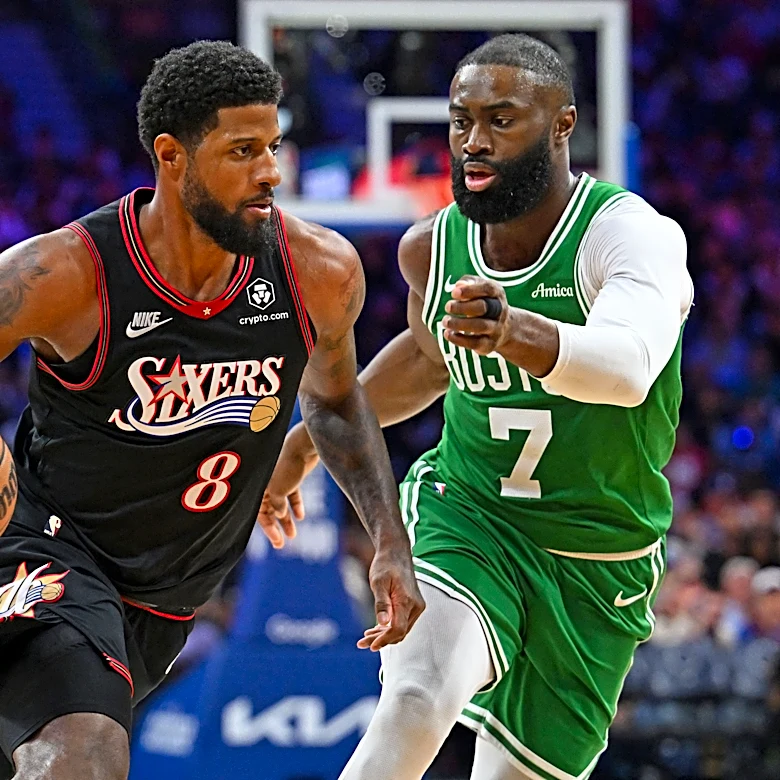 Paul George has classy response to Celtics fans who criticized Jaylen Brown trade
