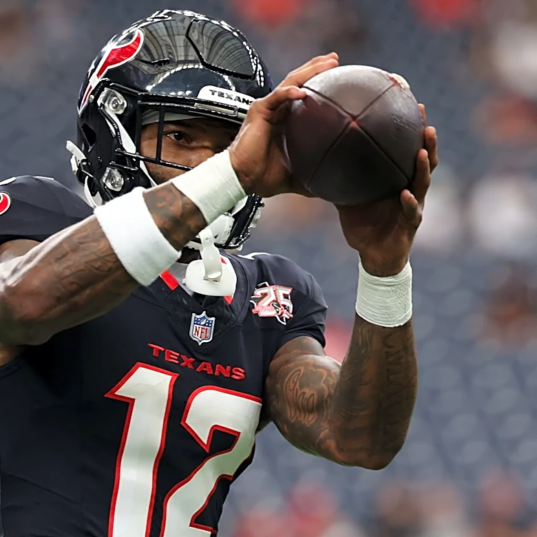 Who is Nico Collins' injury replacement on Texans depth chart for fantasy?