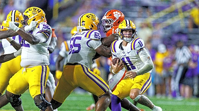 Who will start for LSU at quarterback if Sam Leavitt can't play?
