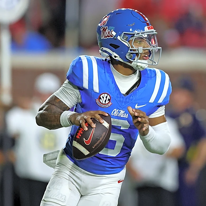 Trinidad Chambliss drops NSFW 3-word celebration after Ole Miss beats LSU