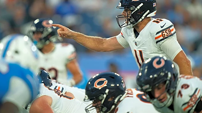Who is Tyson Bagent’s backup at QB on the Bears depth chart?