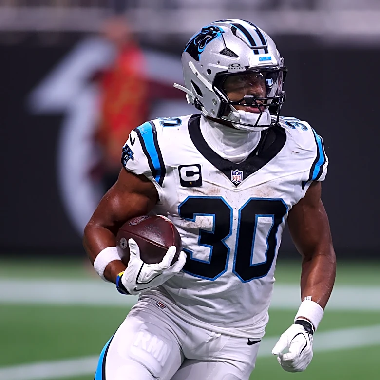 Panthers RB depth chart after Jonathon Brooks injury, Austin Ekeler visit
