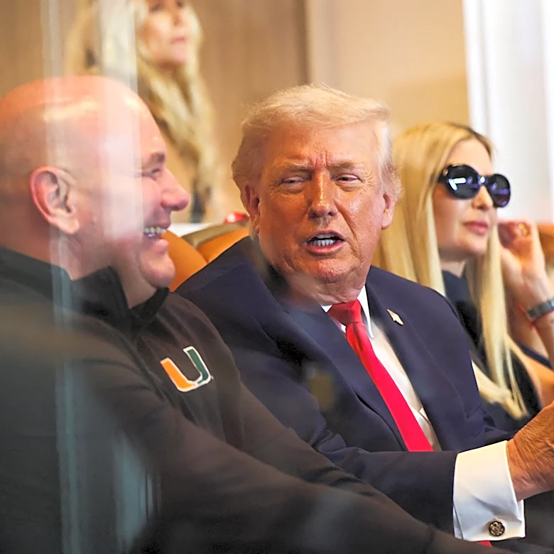 Donald Trump’s CFP championship departure caused headset issues for Miami and Indiana