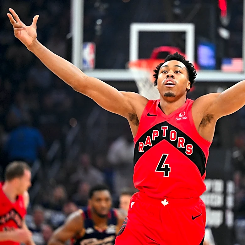 Scottie Barnes had goofiest troll during TV broadcast of Kawhi news