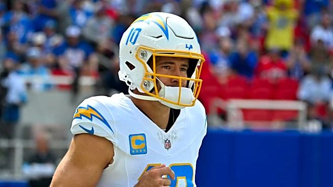 Tom Brady roasts Justin Herbert after brutal INT vs. Bills: 'Throws him a meatball sub'