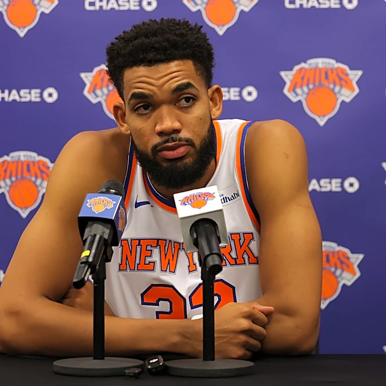 Karl-Anthony Towns acknowledged the difficulty of his Knicks contract talks lingering