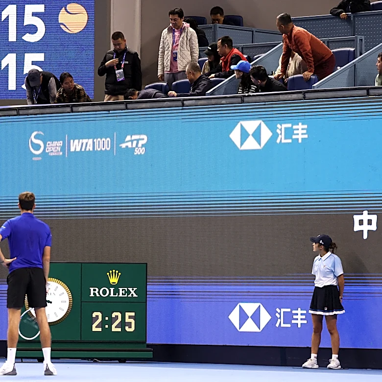 Daniil Medvedev DQ'd after hitting China Open fan with ball: What we know