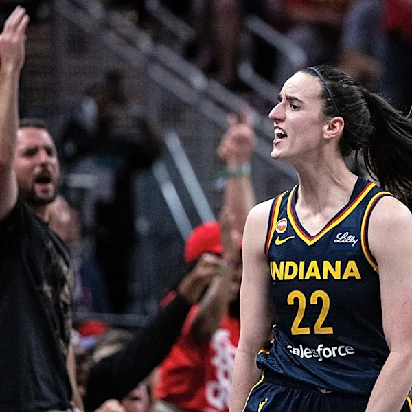 Candace Parker addresses viral clip of Caitlin Clark shouting at her in playoff game