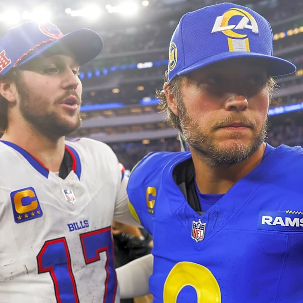 Mic'd-up footage showed the joke Matthew Stafford had for Josh Allen before overtime