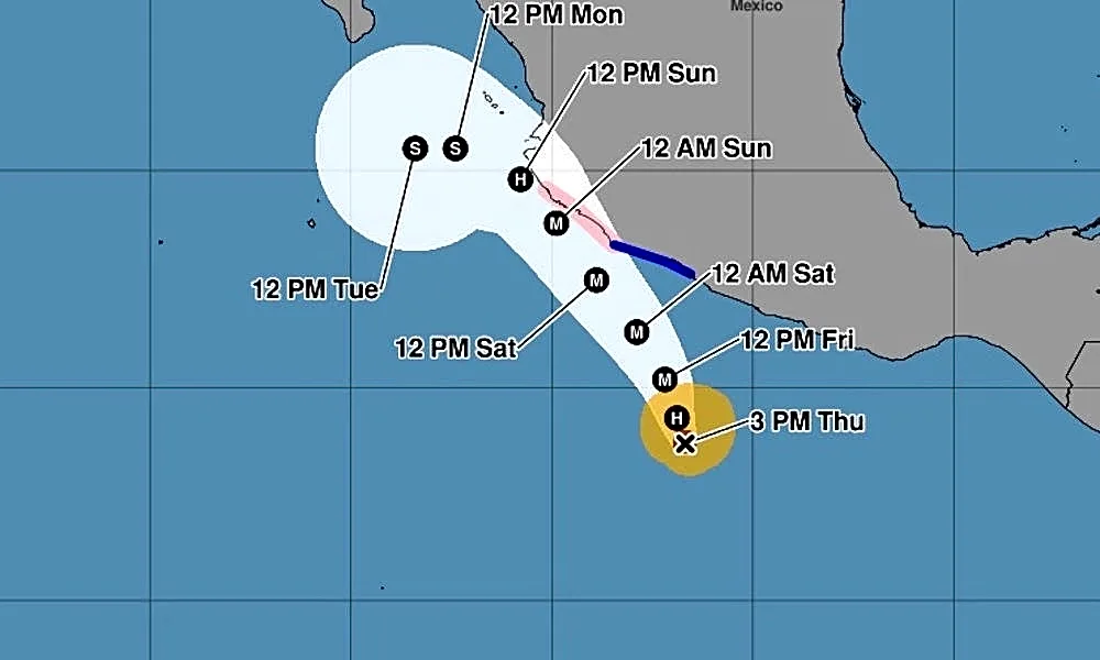 Hurricane Trudy to 'rapidly intensify' on course for western Mexico