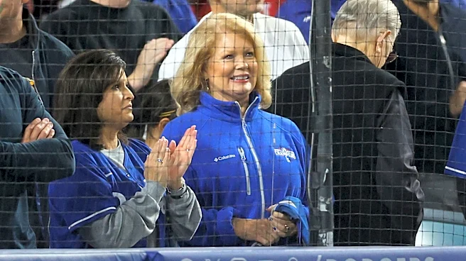 Is Mary Hart not at Dodgers Game 4 against Brewers in NLCS?