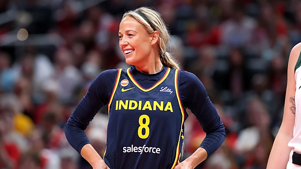 Sophie Cunningham calls out refs for 'insane' decision on tense Angel Reese playoff moment