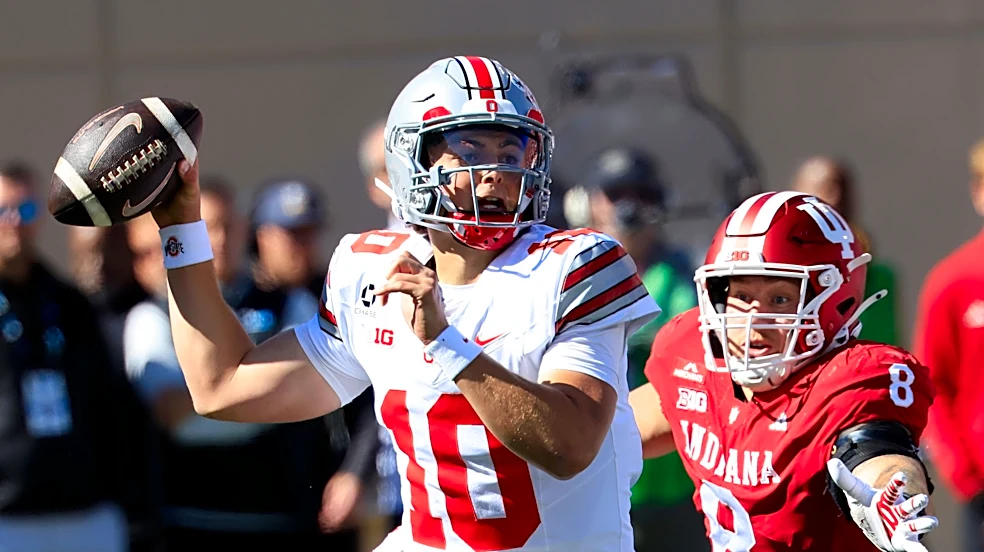 Julian Sayin injury update: Ohio State QB exits Indiana game