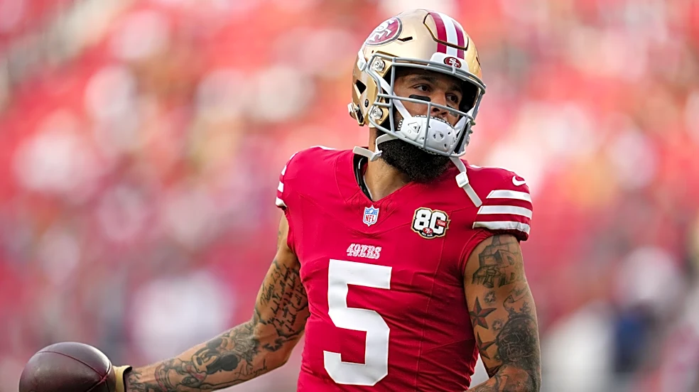 Mike Evans injury update: 49ers WR leaves Commanders game before half