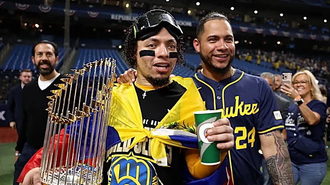 William Contreras' brother celebrating Brewers' World Series is everything