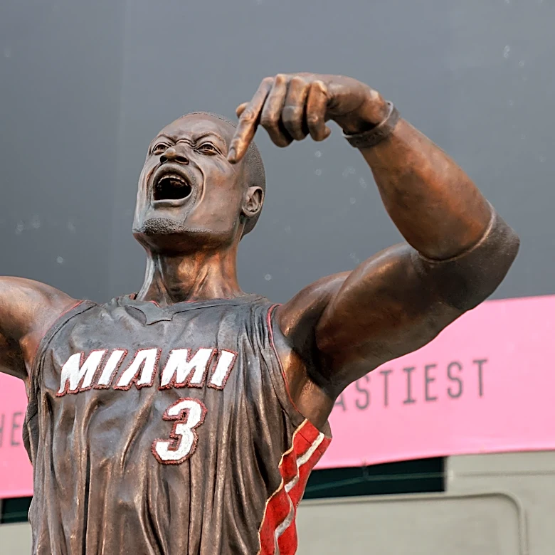 See Miami's Dwyane Wade statue before and after drastic changes