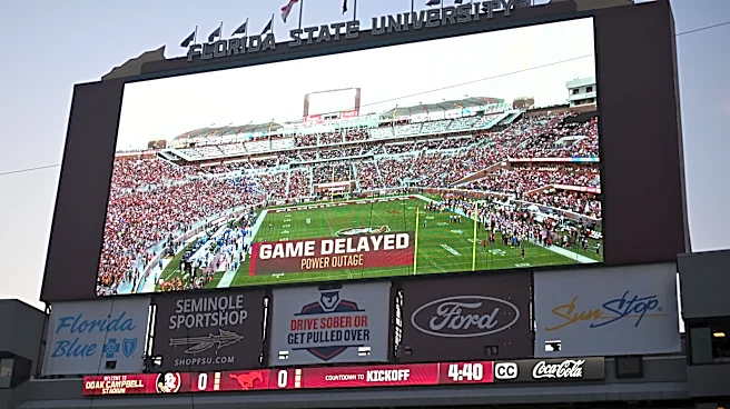 FSU-SMU delayed due to power outage in Doak Campbell Stadium