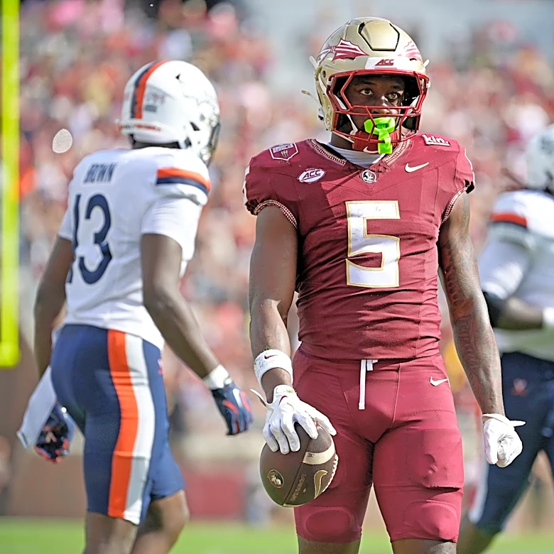 Where does FSU land in ESPN SP+ following its win vs Virginia