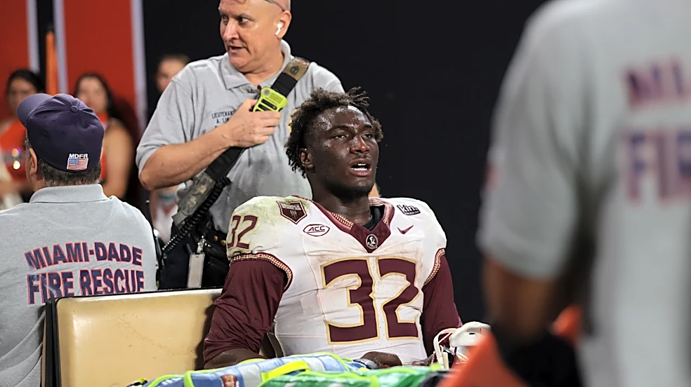 FSU Seminoles lose starting running back for season with injury