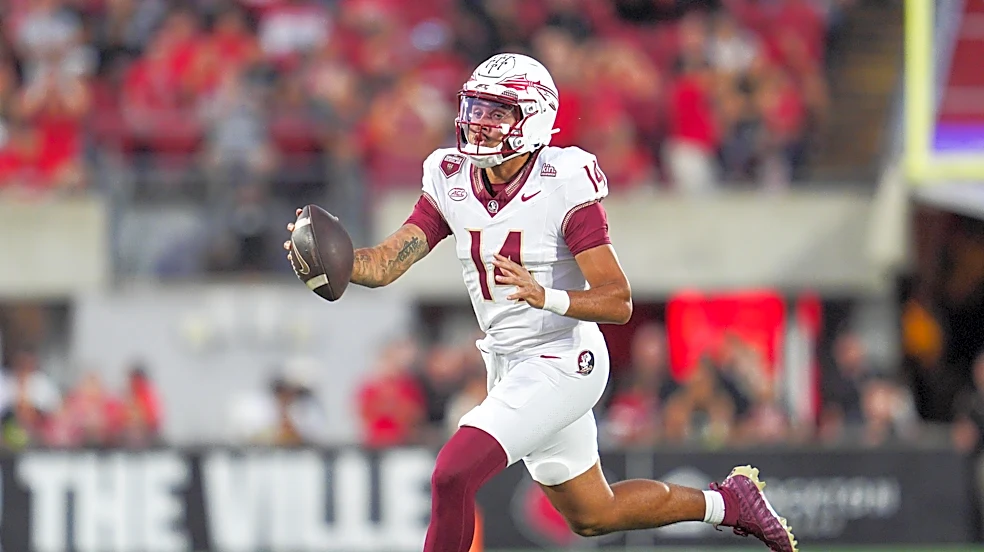 FSU QB Ashton Daniels' passing stats through Week 7