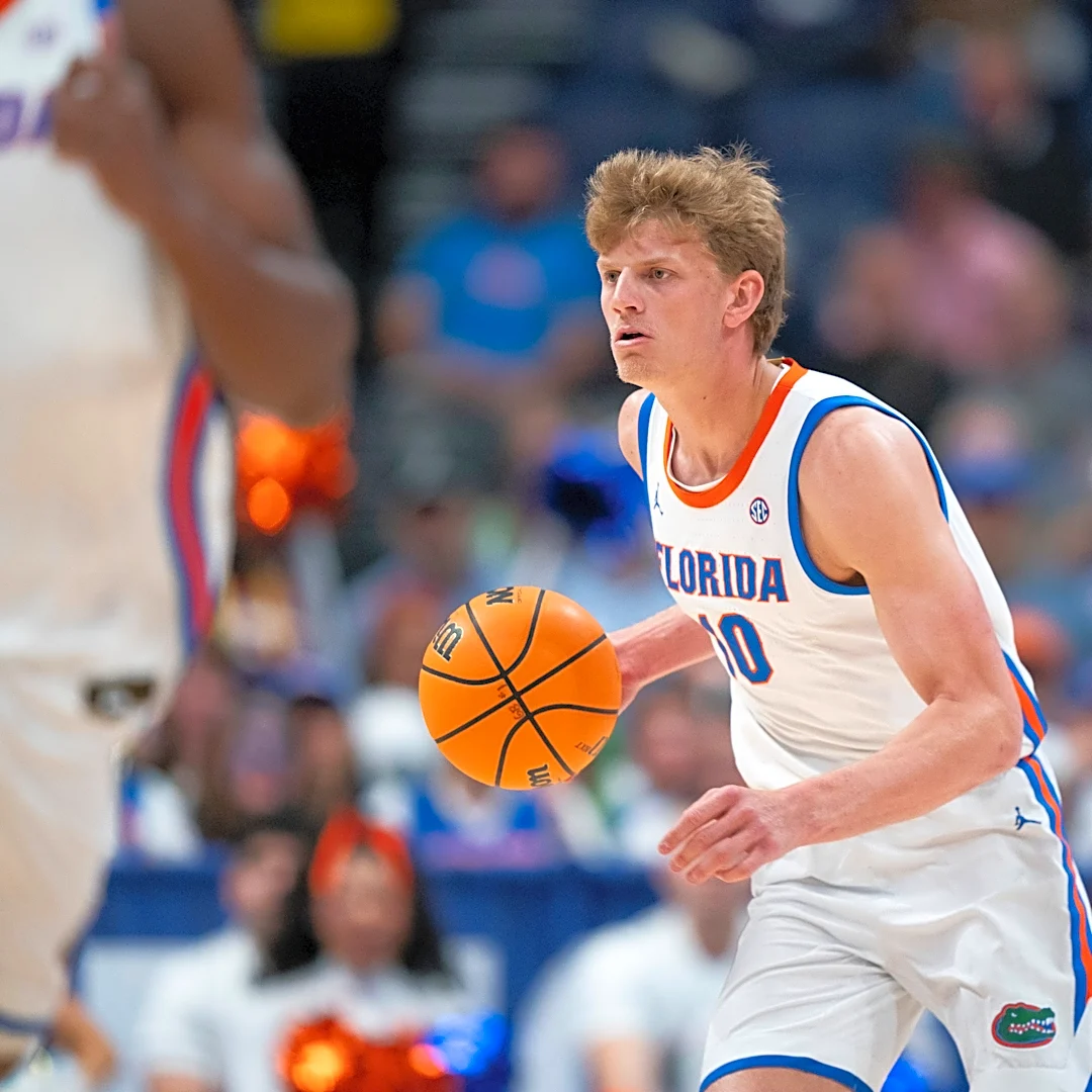 Thomas Haugh projects as top-10 pick in CBS Sports 2027 NBA mock draft