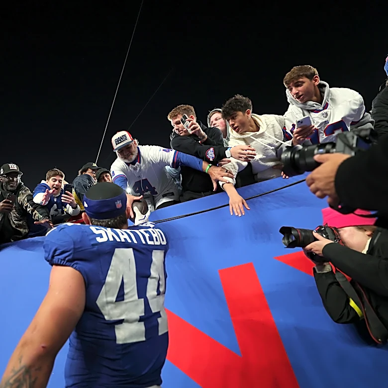 New York Giants' Cam Skattebo embracing his role as a fan favorite